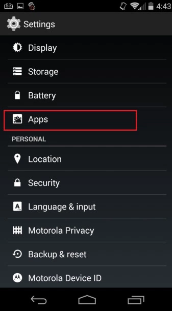 Clear Cache and Data of the phone app