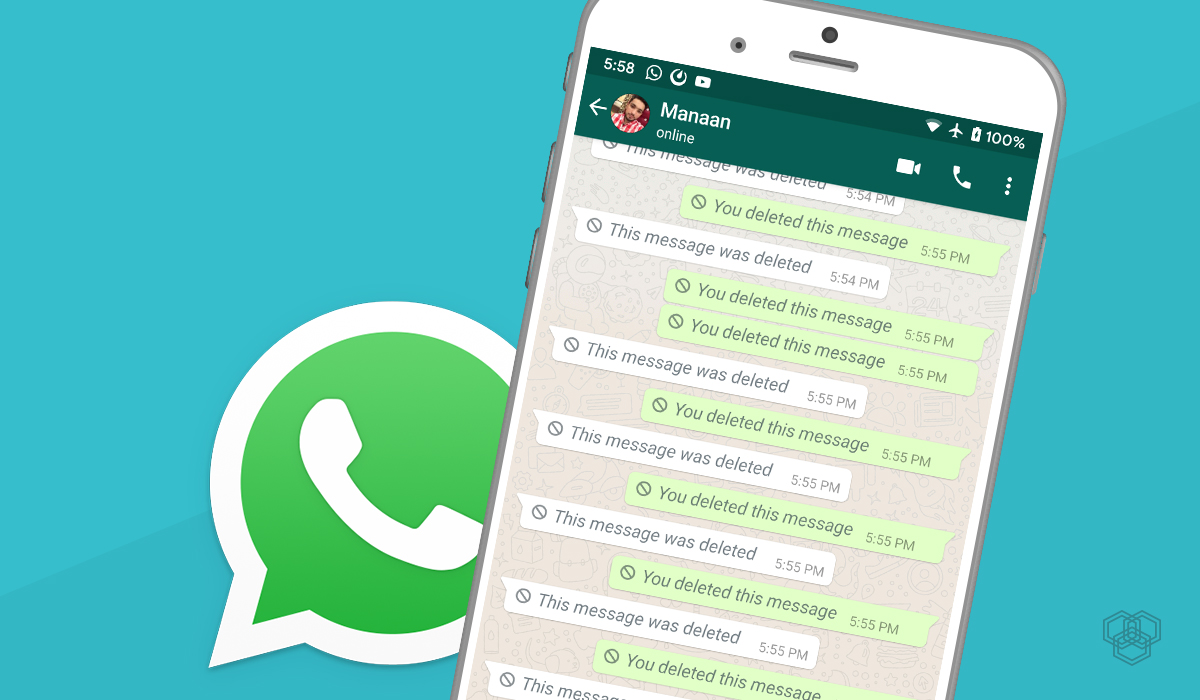 delete message in whatsapp