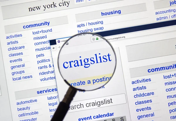 Craigslist Homepage