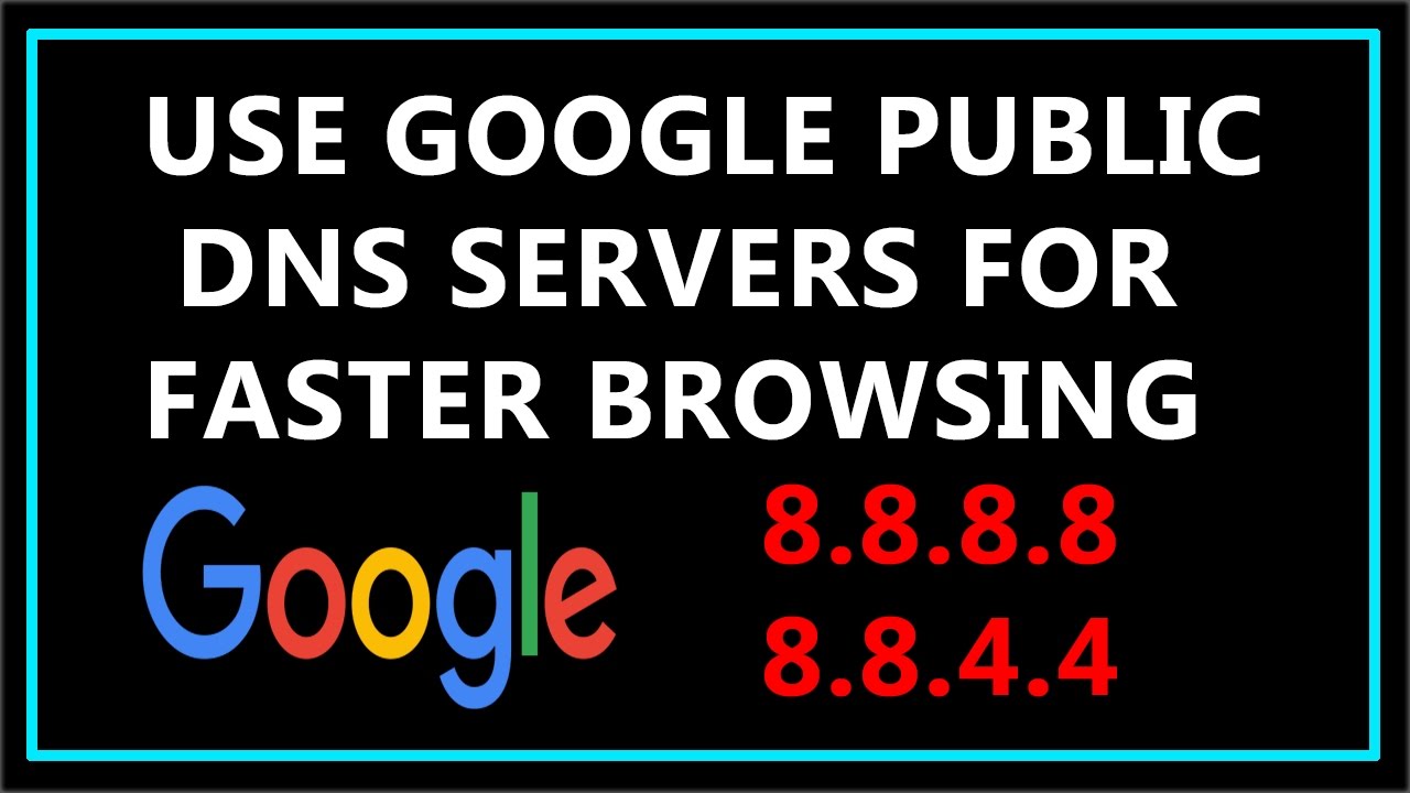 use google public dns