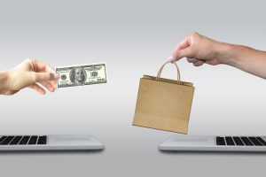 A dollar and a money bag