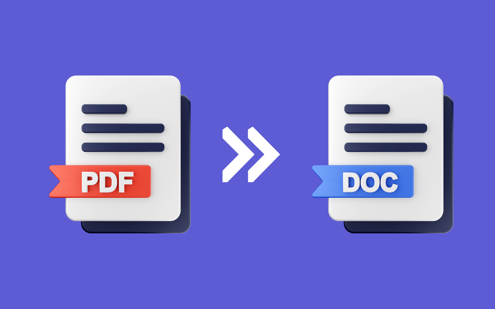 Pdf to document file