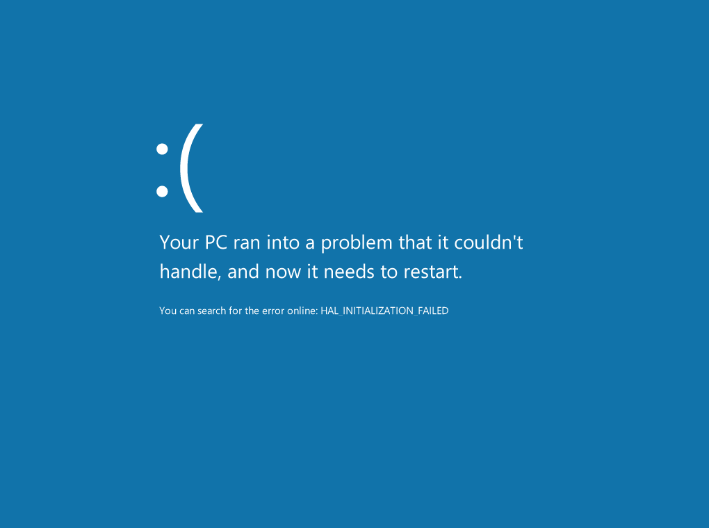 Errors in Windows 10