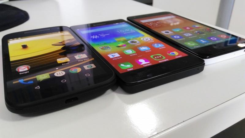 Yu Yuphoria, Xiaomi Redmi 2, Motorola Moto E, Lenovo A6000
