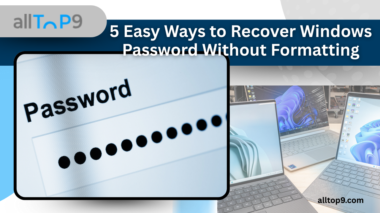 Recover Windows Password Without Formatting